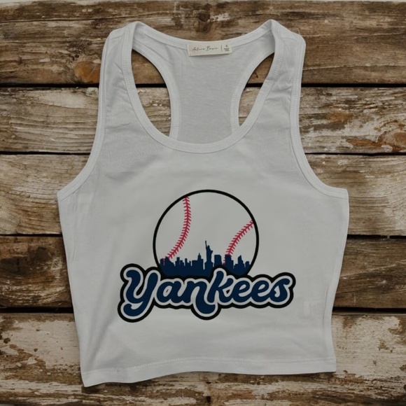 Baseball Fan Crop Tank - Picture 1 of 1